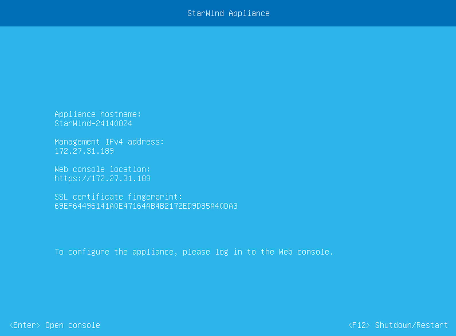 Identify the assigned IP address