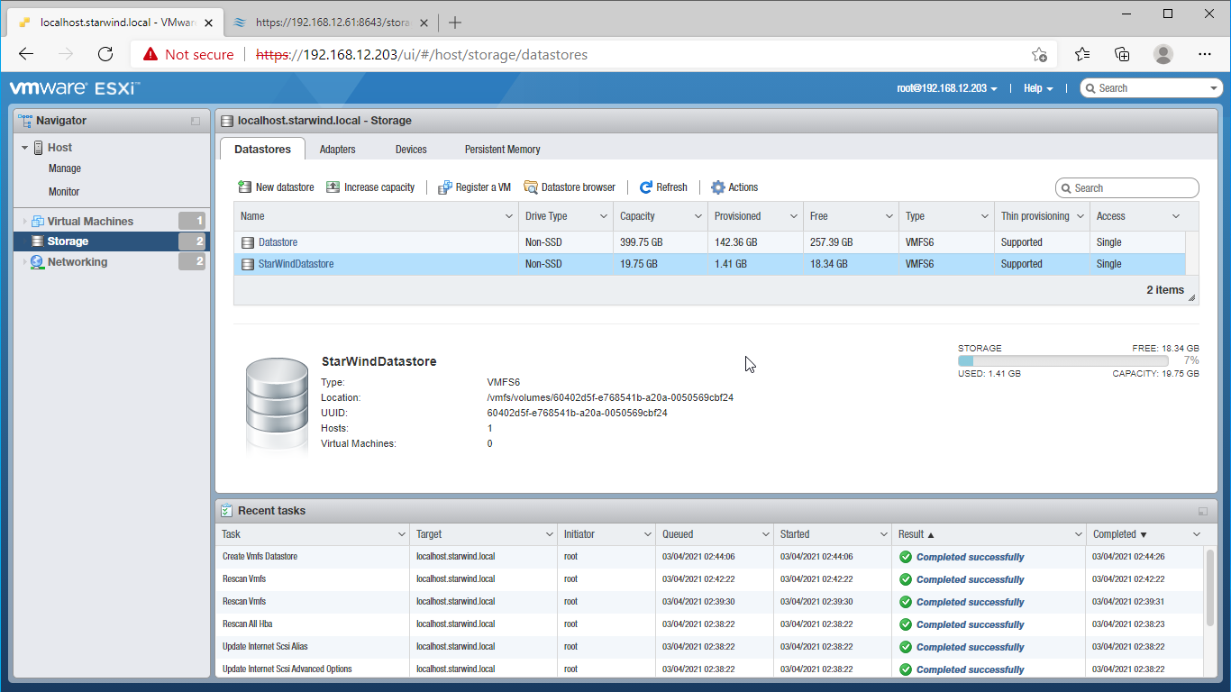 StarWind SAN & NAS Free