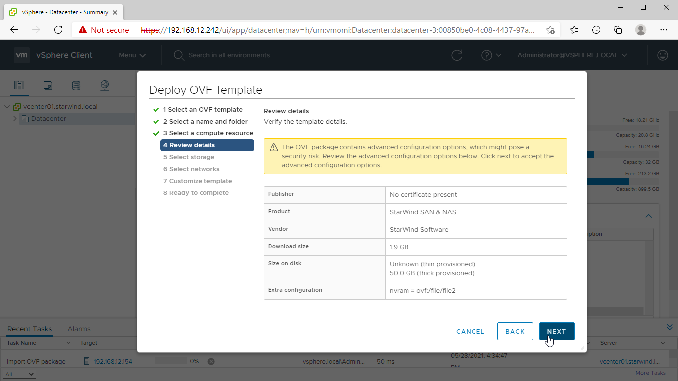 StarWind SAN & NAS Free